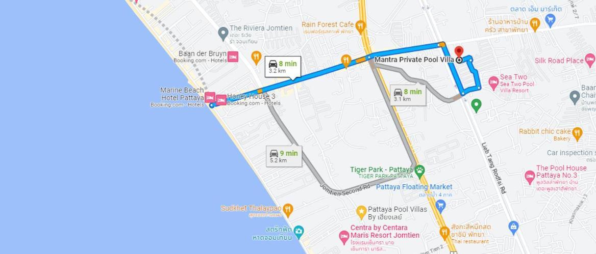 Mantra Pattaya Pool Villa With Jacuzzi In Pattaya-Pet-Friendly Jomtien pláž Exteriér fotografie